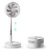 VEVOR 8 Inch Foldable Oscillating Standing Fan with Remote Control,