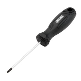 Draper Phillips Hard Grip Screwdriver, PH0 x 75mm - 13491 - Magnetic Tip, CRV Blade