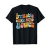 Groovy Irritable Bowel IBS Awareness Tummy Ache Fighter T-Shirt