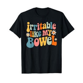 Groovy Irritable Bowel IBS Awareness Tummy Ache Fighter T-Shirt