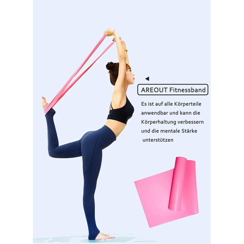 Resistance Bands Set, Exercise Band for Physiotherapy, Strength Training, Yoga,