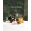 WOWTAC Cat Figurine, Wooden, Cat Goods, Gardening Cats, Gift Box