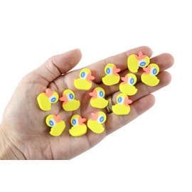 BULK - 144 (12 Dozen) Adorable Duck Mini Erasers - Novelty and Functional Adorable Eraser Novelty Treasure Prize, School Classroom Supply, Math Counters - Sorting - Party Favor, Rubber Duckie Easter