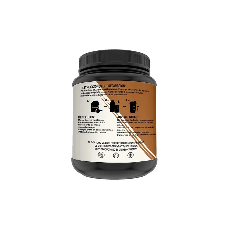 Creatina Glutamina 1 Kg Klokan 50servicios Varios Sabores