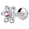 Forbidden Body Jewelry 16g 6mm-8mm Internally Threaded Tragus, Helix Earring