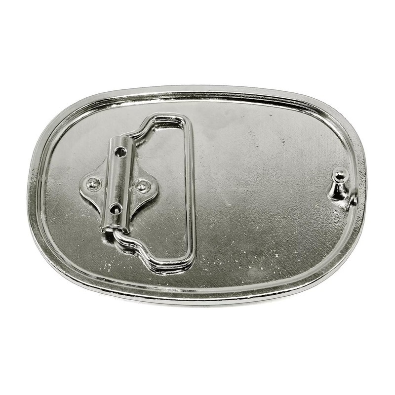 GURANSE Natural Gems Stone Belt Buckle With Acanthus Rectangle Frame