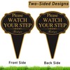 XIAOKAIYAN Please Watch Your Step Sign with Stake Outdoor