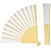 30 Pcs Hand Fans Cnomg Painting Fan Solid DIY Foldable