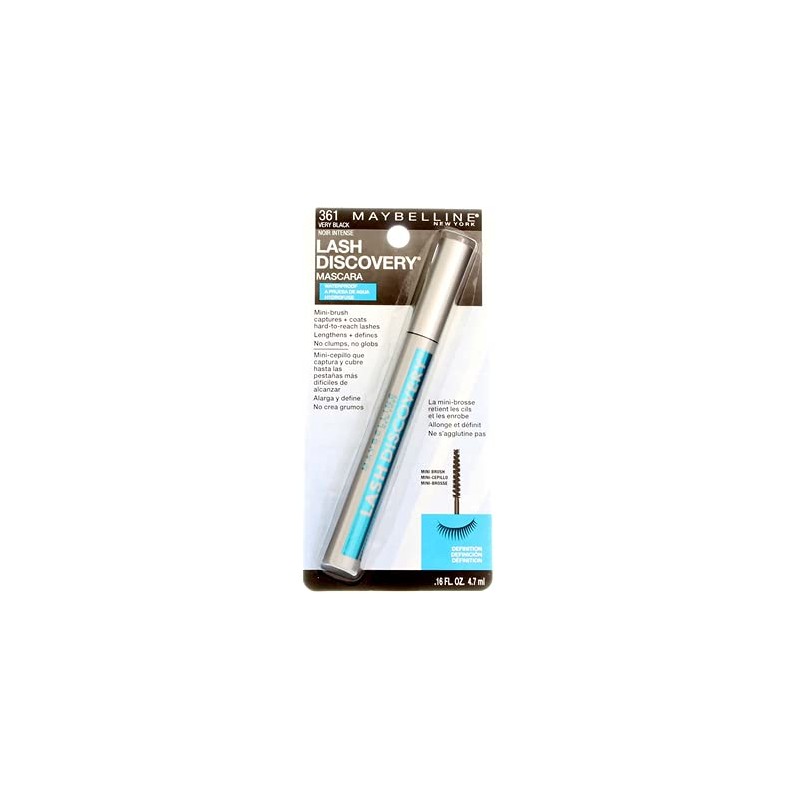 Maybelline Lash Discovery Waterproof Mini Brush Mascara - Very Black