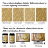 Lecloud Leia Dark Gold Sheer Valance for Windows 14 Inch