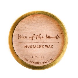 TBB Man of the Woods Mustache Wax for Men | Tame & Style Your Mustache | Excellent Grooming, Excellent Scent (1 Oz.)