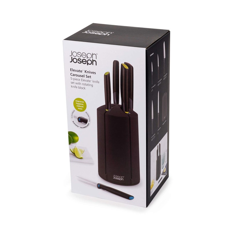 Joseph Joseph Elevate Knives Carousel Knife Set with Rotating Storage