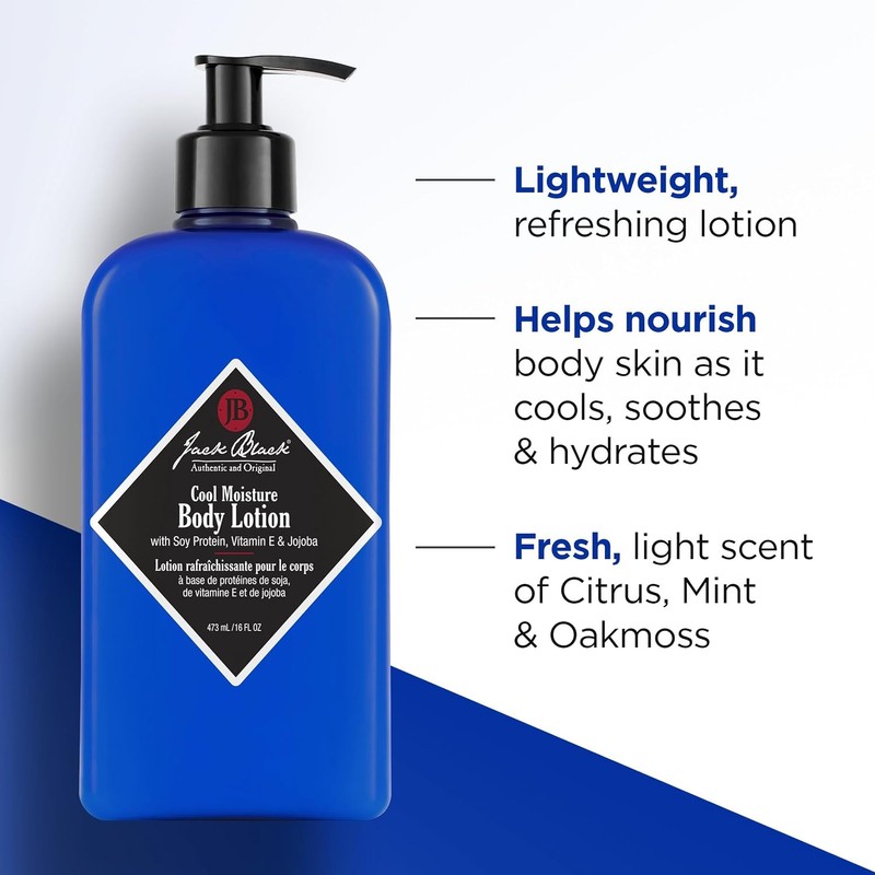 Jack Black Cool Loción corporal hidratante, 16 fl. oz.