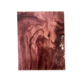 Wissmach Stained Glass Sheet and Mosaic Glass: Medium Purple w/Streaks of Dark Purple (4"x6"-1 Sheet) by BiNARi Glass Studio