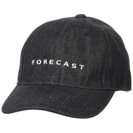 Forecast Casual Cap, Denim Rokpo Cap, Head Circumference: 22.4 - 23.6 inches (57 - 60 cm),, Black