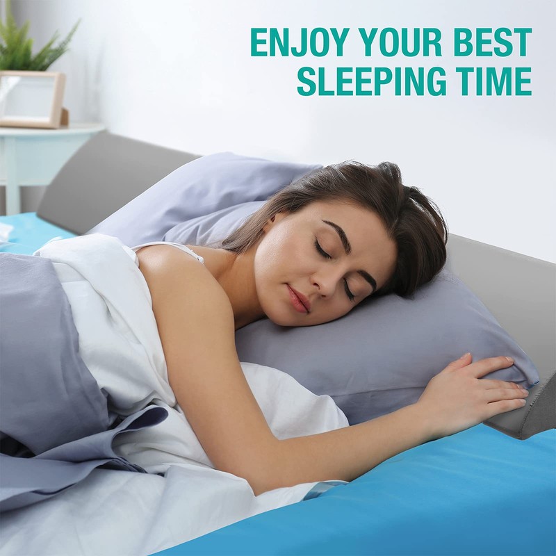 Vekkia Queen Bed Wedge Pillow for Headboard Gap, 0–6" Gap