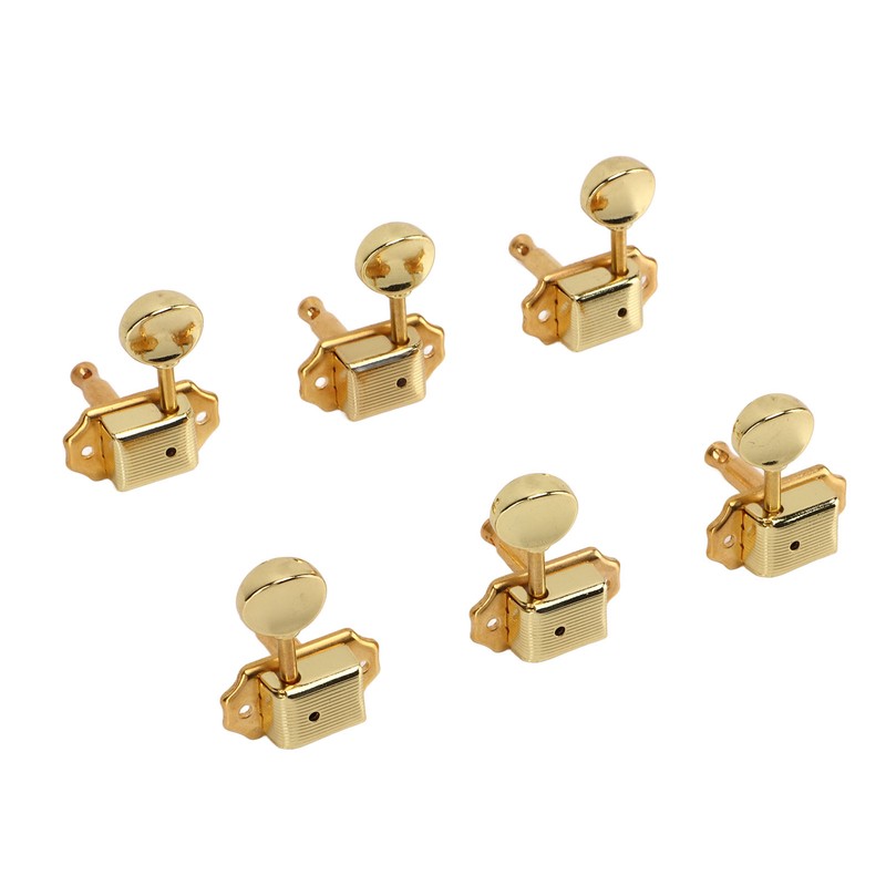 6 Pcs String Tuning Pegs 3L3R High Strength Metal Machine