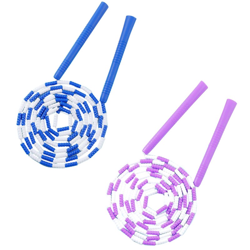 Jump Rope, 2 Pcs 3.28 Feet Blue and Purple Ropes