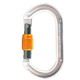 Locking Carabiner Clip Aluminum Alloy Oval Locking Heavy Duty Carabiner Clips for Climbing