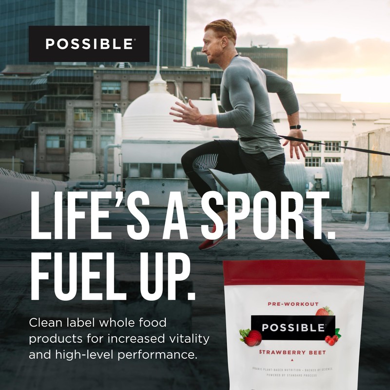 Possible Beet Pre-Workout - Strawberry Beet Flavor - Individually Wrapped