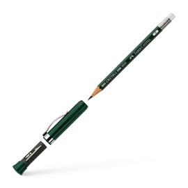 Faber-Castell FABER-CASTELL 119037 - Perfekter Bleistift Castell 9000, Härtegrad B, Schaftfarbe: grün
