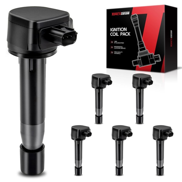 Torchbeam UF603 Ignition coil 6 pack, Compatible with 2008-2017 Odyssey,