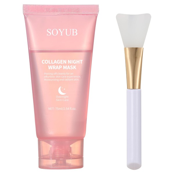 ZCMN ZCMN Collagen Night Wrapping Mask for Face, Hydrolyzed Collagen