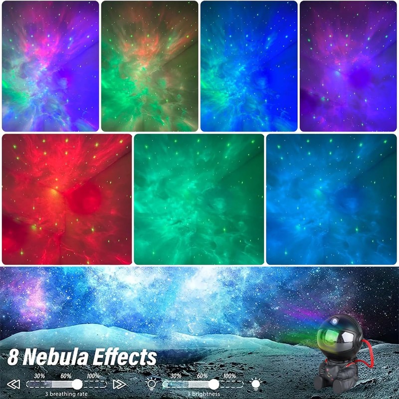 Astronaut Galaxy Star Projector, Galaxy Light Projector, Space Planetarium Projector,