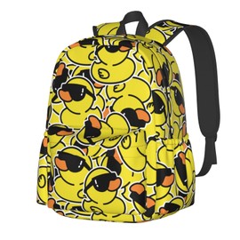 Jbofyee Backpack For Men Women, Duck #01, One Size, Daypack Backpacks