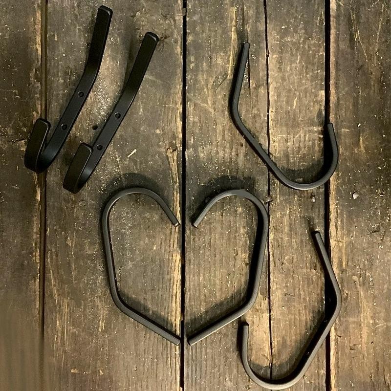 The Stewart 1/2" Wide Double Hook - Dimensions: .5 in