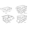 SHIMOYAMA PP Lidded Home Storage Box, 19L/5Gal, Foldable Storage Drinks