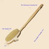Quiet&Far 3 Pack Wood Dry Body Brushes, Shower Brush Wet,Dry