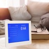 Digital Clock Calendar 8in Electronic WIFI with Date Day Reminder