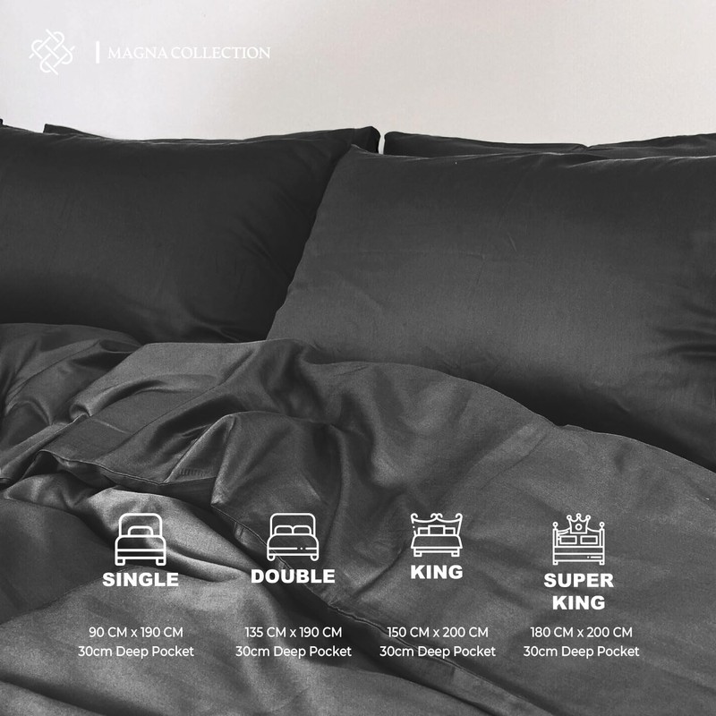 MAGNA COLLECTION Single Duvet Cover Set - Hotel Quality Double