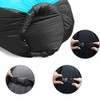 Inflatable Lounger, Lazy Air Sofa with Headrest Waterproof Couch Bed