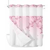 Kryntracorl Spring No Hooks Shower Curtain with Snap in Liner