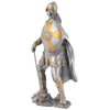Viking with Axe and Shield, Pewter, Hand Painted in Silver