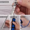 Luxiremi Flag Pole 2M Stainless Steel Handheld Flag Pole Portable