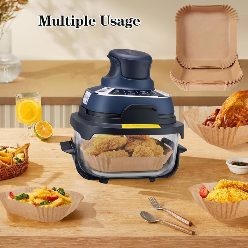 260pcs Air Fryer Liners and Silcone Liner for Ninja Crispi