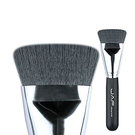 Brochas de Maquillaje duraderos, Sintética Plana Cepillo De Kabuki Fundación Cepillos De Mezcla De Cara Cepillo De Contorno De Maquillaje Cepillo...  