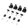 16PCS Saddle Bag Locks Mounting Screws Theft Deterrent Hardware Bolt