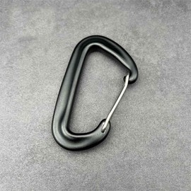 Hawk Zing Aluminum Alloy Carabiner Set of 4 Locking Hooks Ultra Light Corrosion Resistant Abrasion Resistant Camping