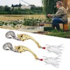 5pcs Metal VIB Fishing Lure Professional Rotating Sequins Lure Bait