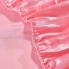 1 Piece Satin Fitted Sheet Only Classic Luxury Silky Soft