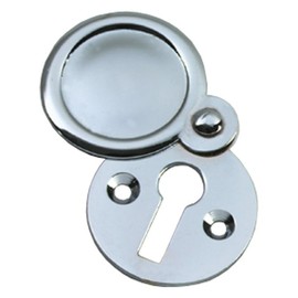 Dzina Victorian Escutcheon Covered 32mm Satin Chrome Pack of 1