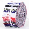 Soimoi 40Pcs Block Print Cotton Precut Fabrics for Quilting Craft