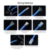 Cat6 Connector RJ45 Connectors 100pcs UTP 8P8C RJ45 2 Pieces