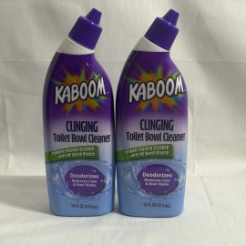 KABOOM Clinging Toilet Bowl Cleaner and Deodorizer 14 Fl. Oz. (Each) Lot Of 2