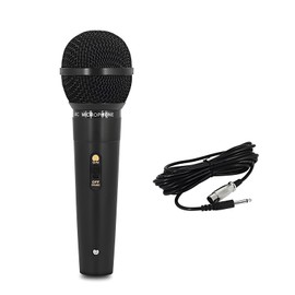 WMQ Dynamic Karaoke Microphone for Singing with 16.4ft/5M XLR Cable, Metal Handheld Mic Compatible with Karaoke Machine/Speaker/Amp/Mixer for Karaoke Singing, Speech, Wedding and Outdoor Activity