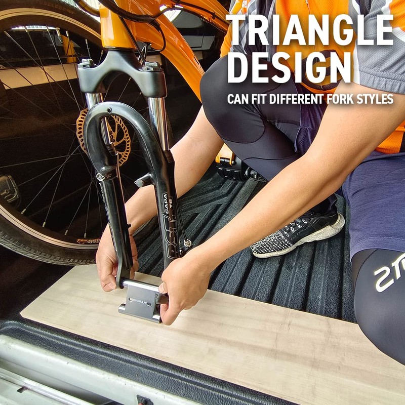 ONIPAX Triangle Bike Fork Mount Hitch Rack; For 15mmx110mm, 12mmx100mm,